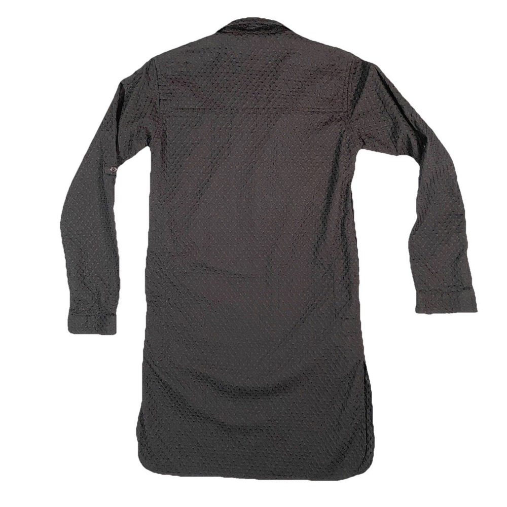 Arok Kids Formal Kurta Size 10 Embroidered Black Heavy‎ Cotton Indian Pakistan - Picture 2 of 6